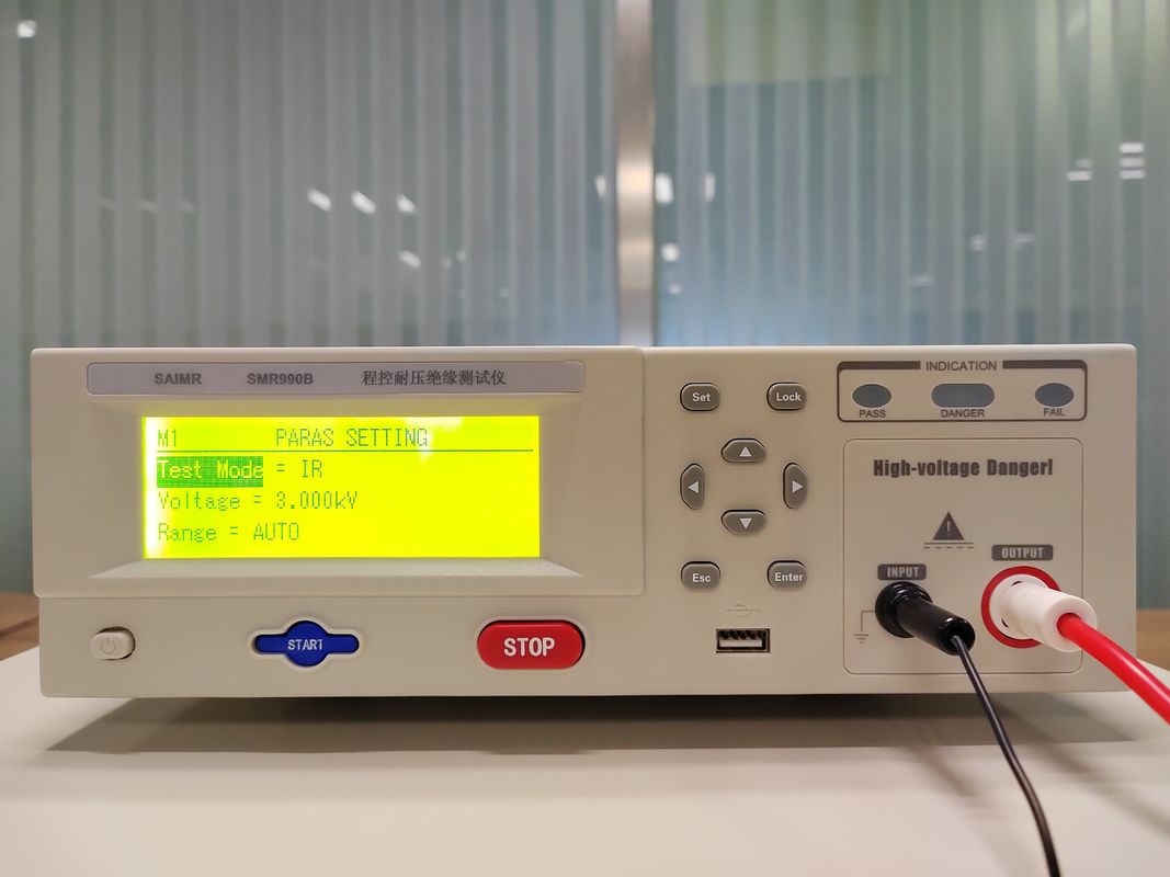 7.5kg ポータブル ヒポット テスト 隔熱 ヒポット 抵抗 電圧 テスト 弧検知機能 1〜9レベル