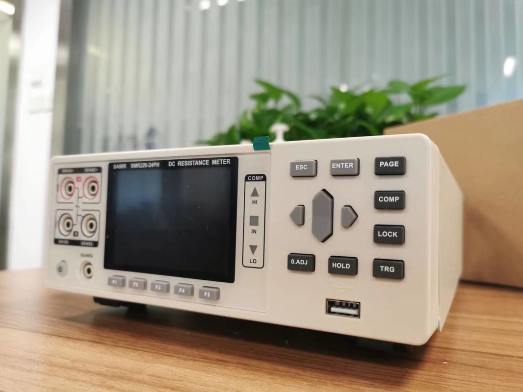 ポータブルバッテリー電圧テスト DC巻き込み抵抗テスト 0.1 マイクロオームから3.3 メガオーム