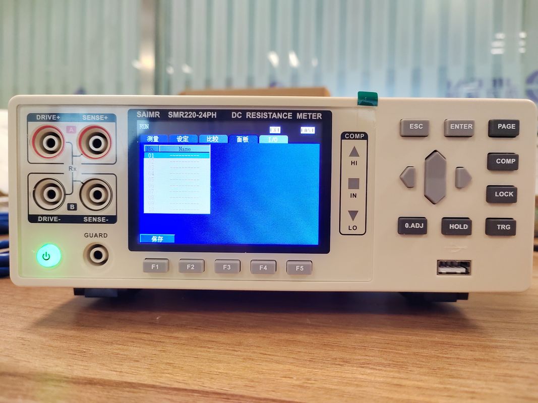 高精度DC抵抗テストメーター RS232 インターフェイス 4ワイヤーまたは 2ワイヤテストモード